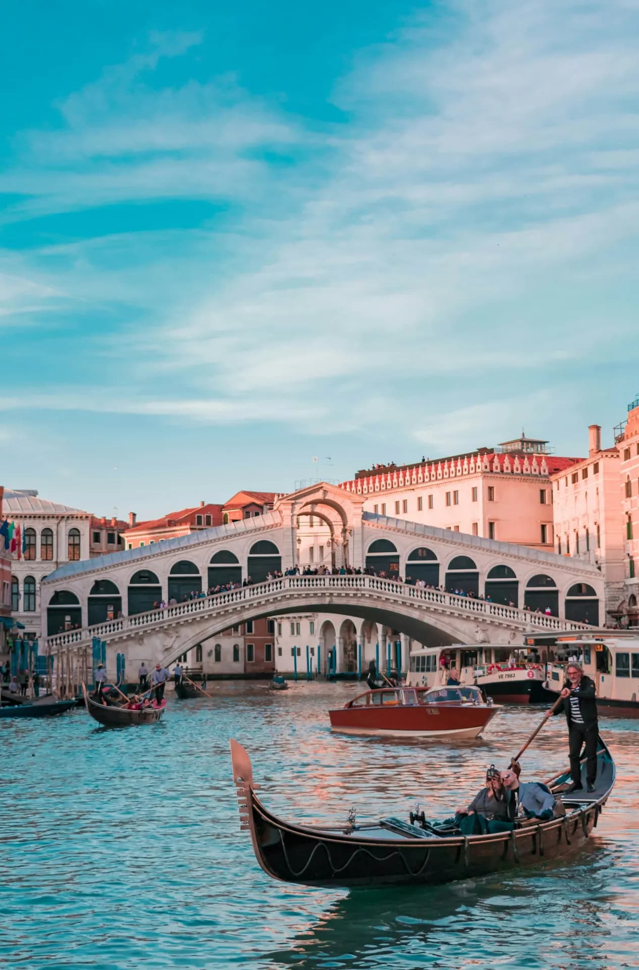 Gondola w Wenecji podczas wyjazdu firmowego